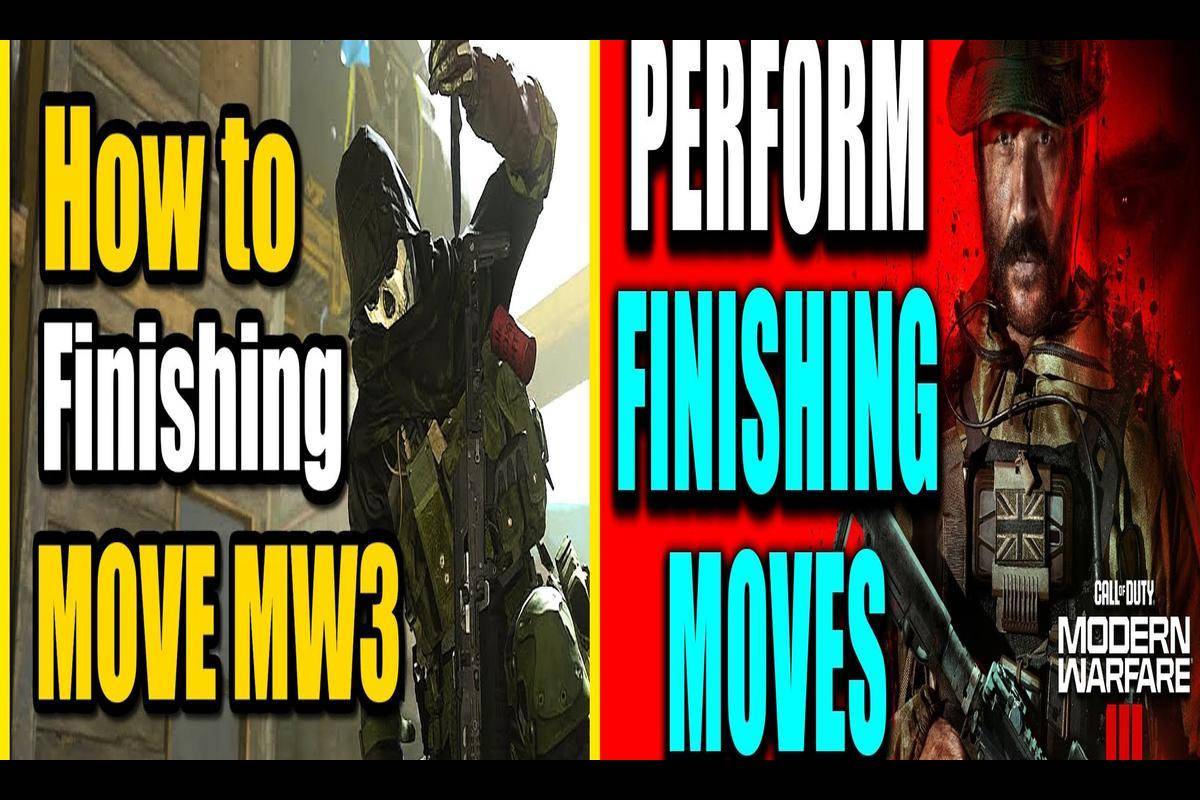 Mastering Finishing Moves in MW3
