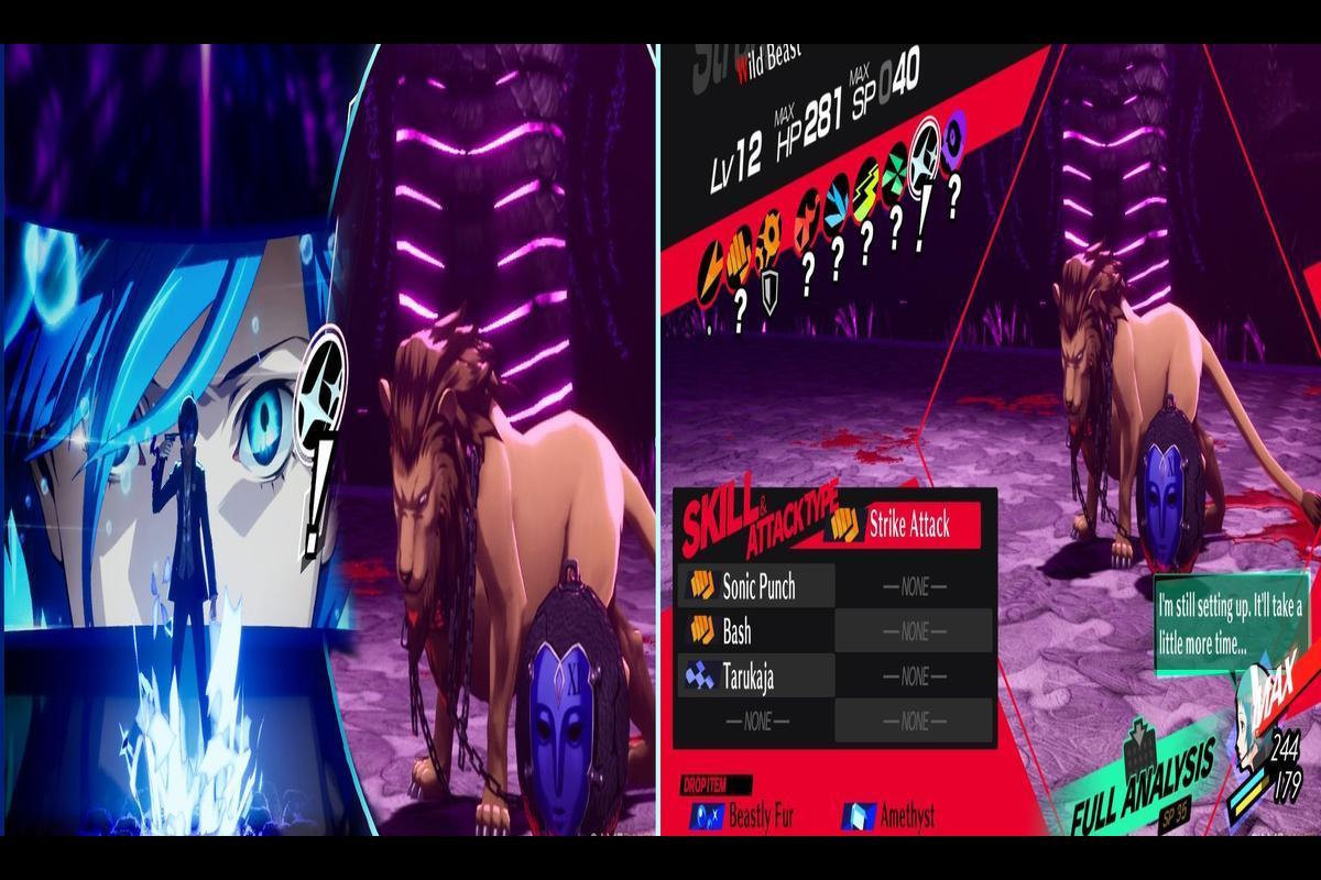Defeating Wild Beasts in Persona 3 Reload
