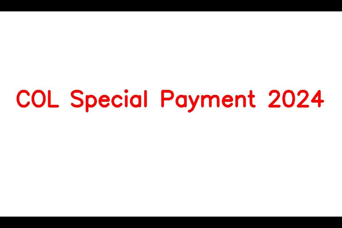Singapore COL Special Payment 2024